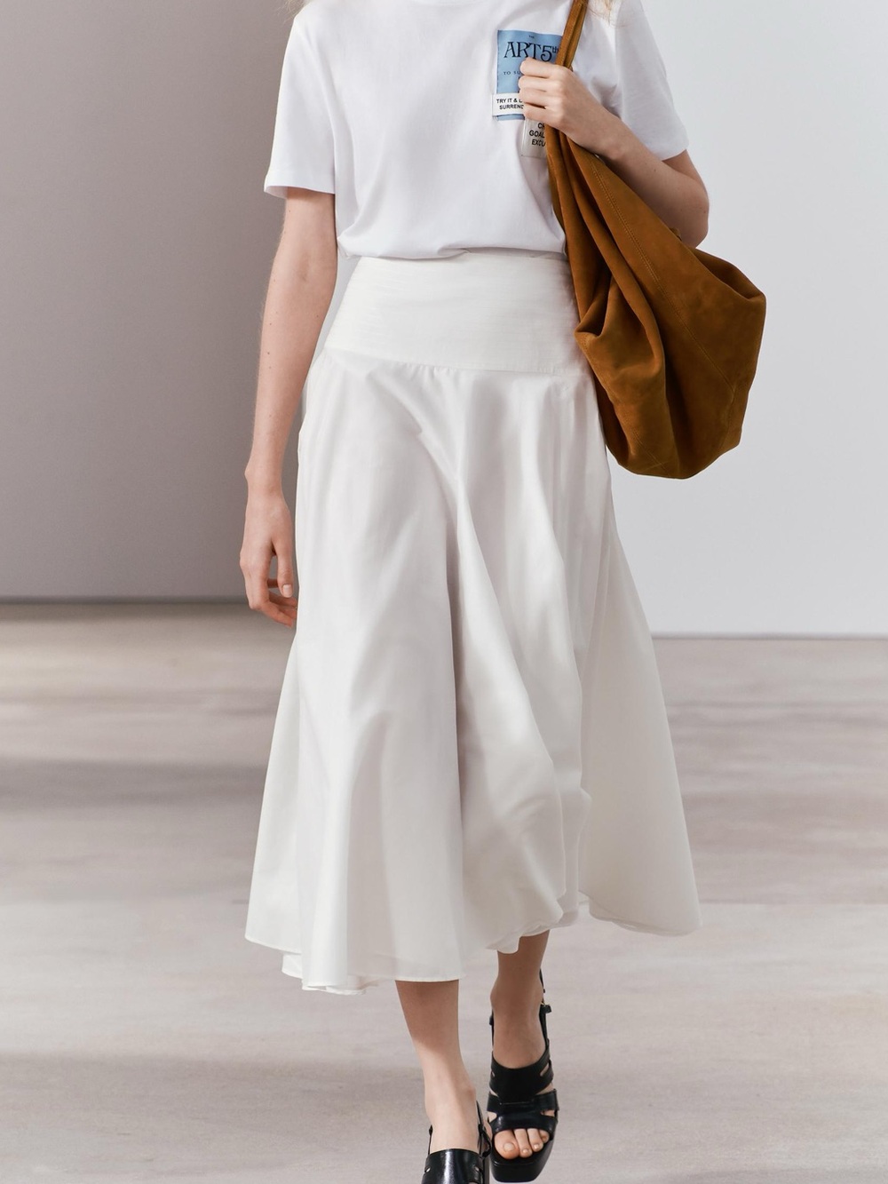 Premium Cotton Drop Waist Skirt